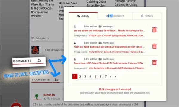 Manage or Cancel Subscriptions