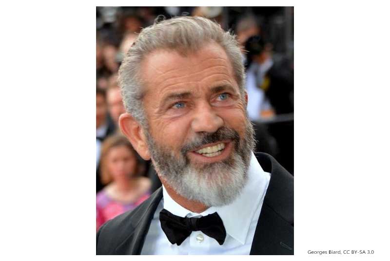 Mel Gibson IMG Georges Biard, CC BY-SA 3.0 via Wikimedia Commons