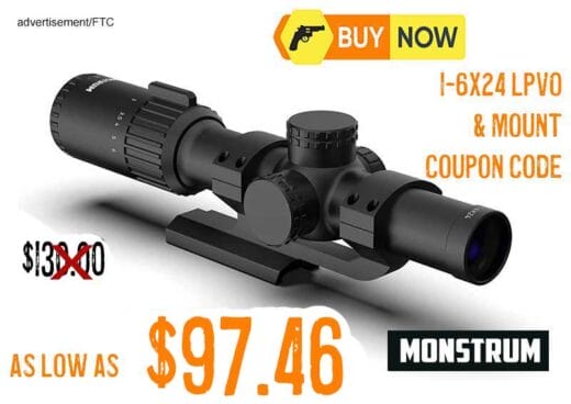 Monstrum Banshee 1-6x24 LPVO Rifle Scope lowest price april2025aa