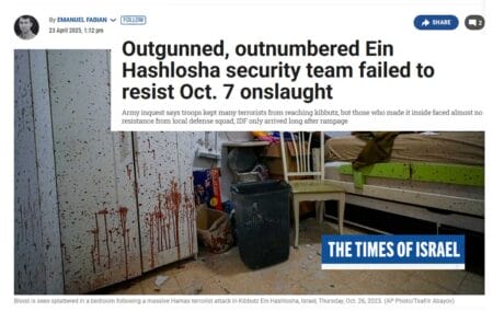 Outgunned outnumbered Ein Hashlosha security team failed to resist Oct. 7 onslaught screenshot 4-24-2025