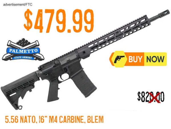 PSA PA-15 5.56 AR-15 Rifle Nitride M4 Carbine BLEM lowest price sept2025