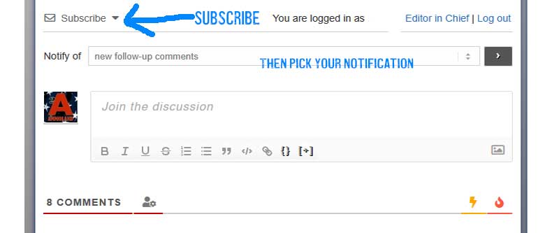 Subscribe to Comment Threads
