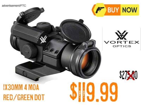 Vortex StrikeFire II 1x30 Red Dot Sight lowest price ever april2025
