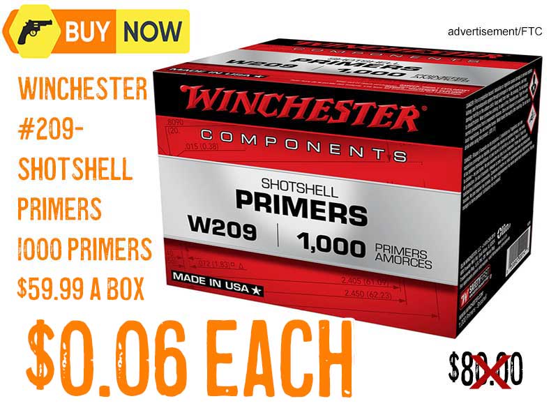 Winchester #209 Shotshell Primers lowest price may2025aa