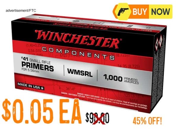 Winchester #41 Small Rifle Primer For 5.56mm 1000 lowest price