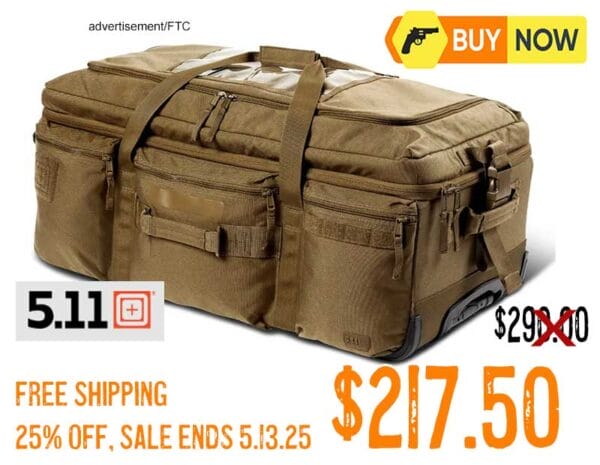 5.11 Mission Ready 3.0 90L Rolling Duffel lowest price