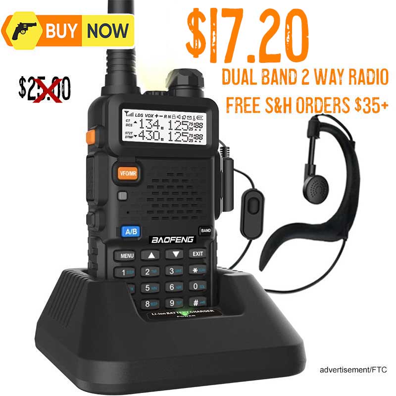 BAOFENG UV-5R Dual Band Two Way Radio lowest price july2025