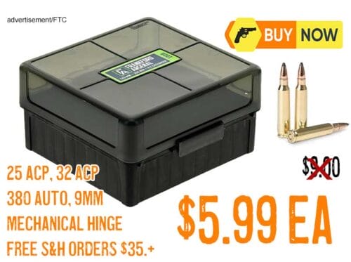 Frankford Arsenal Hinge-Top Ammo Boxes As Low As $5.99