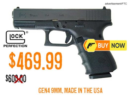 GLOCK Gen4 9mm Pistol Made in the USA lowest price may2025