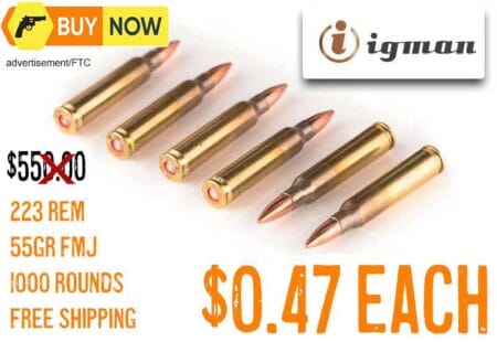 Igman Remington .223 Remington FMJ 55 Grain 500 Rounds lowest price may2025