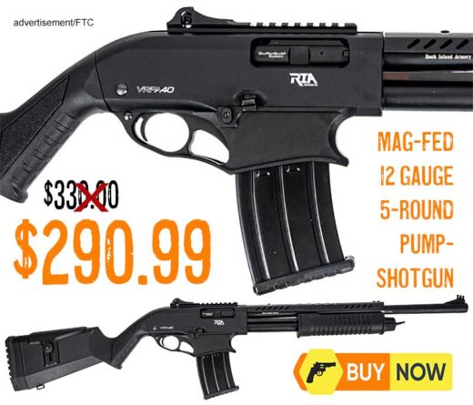 Rock Island VRPA40 12 Gauge 5 Round Pump Shotgun lowest price