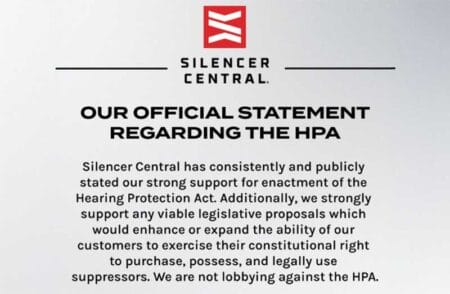 Silencer Central We are NOT lobbying against the HPA. X May 15 2025