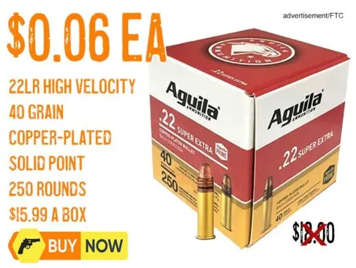 Aguila Super Extra 22 Long Rifle High Velocity 40 Grain lowest price