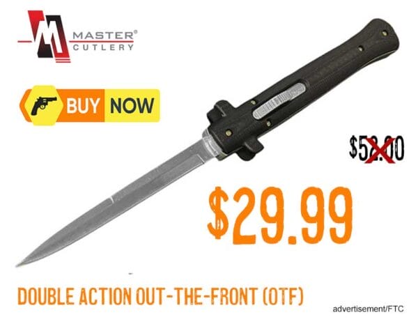 Master Cutlery OTF Stiletto Knife G10 lowest price