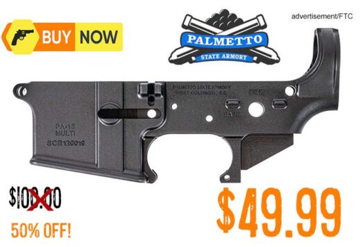 PSA AR-15 Stealth Stripped Lower Receiver lowest price june2025