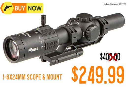 Sig Sauer Tango MSR LPVO 1-6X24mm Riflescope lowest price aug2025
