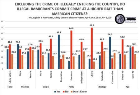 Survey Do Illegal Aliens Commit Crime at a Higher Rate than Americans
