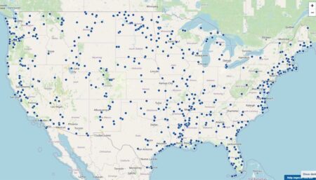 U.S. Fish & Wildlife Service Where to hunt Map