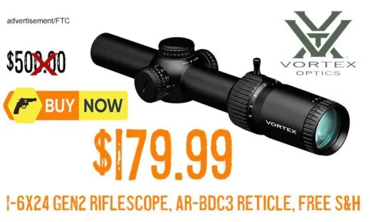 Vortex Strike Eagle 1-6x24 GEN2 Riflescope AR-BDC3 Reticle lowest price