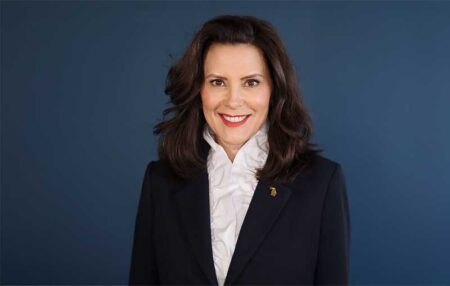 Michigan Democrat Governor Gretchen Esther Whitmer Official Photo