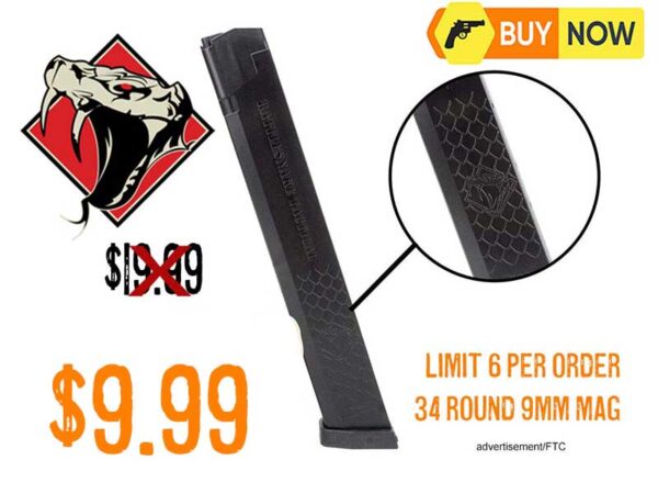 Rattlesnake Tactical 34-Round 9mm Magazine lowest price