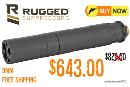 Rugged Suppressor Obsidian 9 Black 9mm lowest price