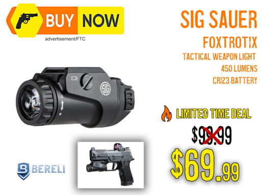 Sig Sauer Foxtrot1X Tactical Light 30%+ OFF ..now $69.99 FREE S&H