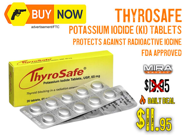 Thyrosafe Potassium Iodide Tablets – $11.95, Save 40%