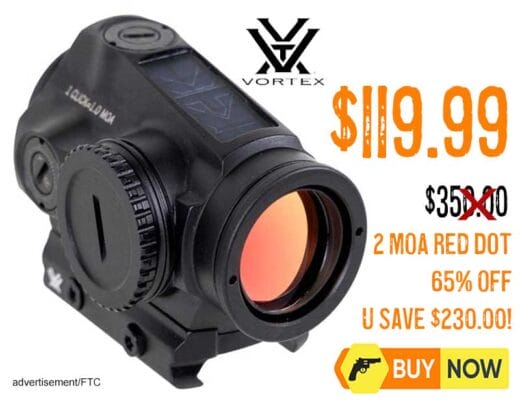 Vortex SPARC Solar 2 MOA Red Dot Sight lowest price
