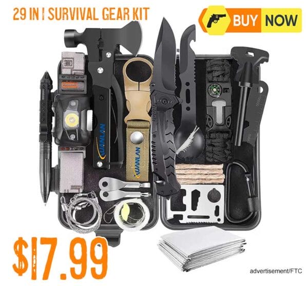 29-in-1 Emergency Survival Kit lowest price