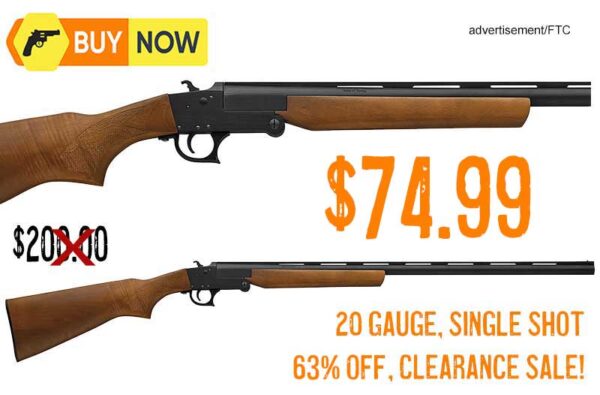 Hatfield Gun SGL 20 Gauge Shotgun lowest price aug2025