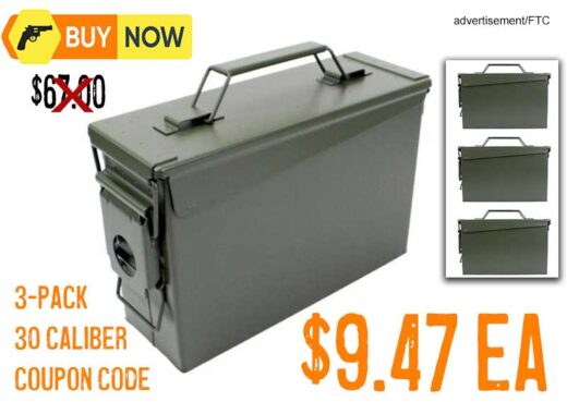M19A1 30 Caliber Ammo Can 3 Pack lowest price