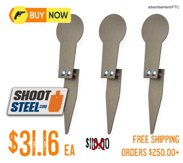 Shoot Steel Economy Popper Target Package lowest price