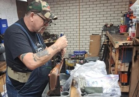 Walter Wentz, owner of Gator’s Custom Guns in Kelso, Washington, talked to the Second Amendment Foundation Monday about the battle he is waging against Washington State over the Second Amendment. (Photo courtesy Walter Wentz).