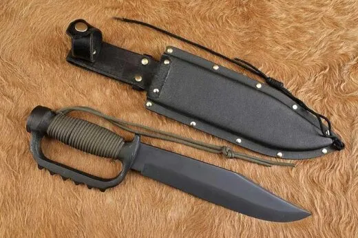 Bowie Fighting Knuckle Knife by Eight Dollar Mountain Foundry