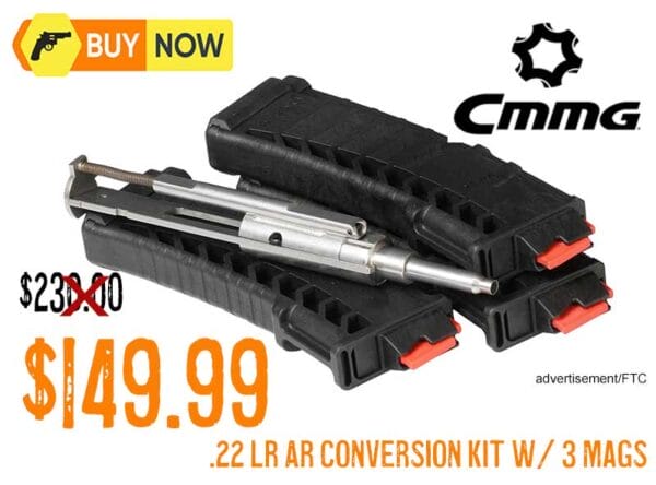 CMMG AR15 22LR Bravo Rifle Conversion Kit +3 Mags lowest price oct2025