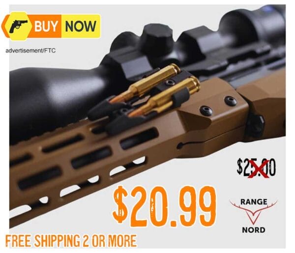 Rangenord Rifle Stock Holder M-Lok or 3M Tape Bullet Holder lowest price