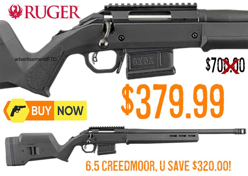 Ruger American Hunter 6.5 Creedmoor Rifle lowest price