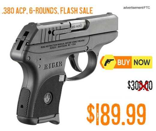 Ruger Lcp .380 Acp pistol lowest price oct2025