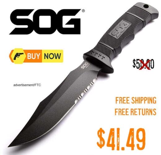 SOG SEAL Pup Tactical Fixed Blade Knife Sheath lowest price dec2025