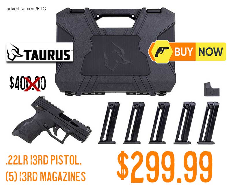 Taurus TX22 Compact .22LR 13rd Pistol 5 13rd Magazines lowest price