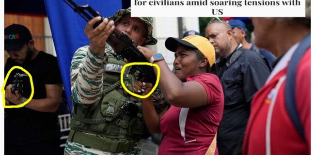 Venezuela starts giving military training for civilians amid soaring tensions with US - Screenshot IMG TRTWorld 9-29-2025