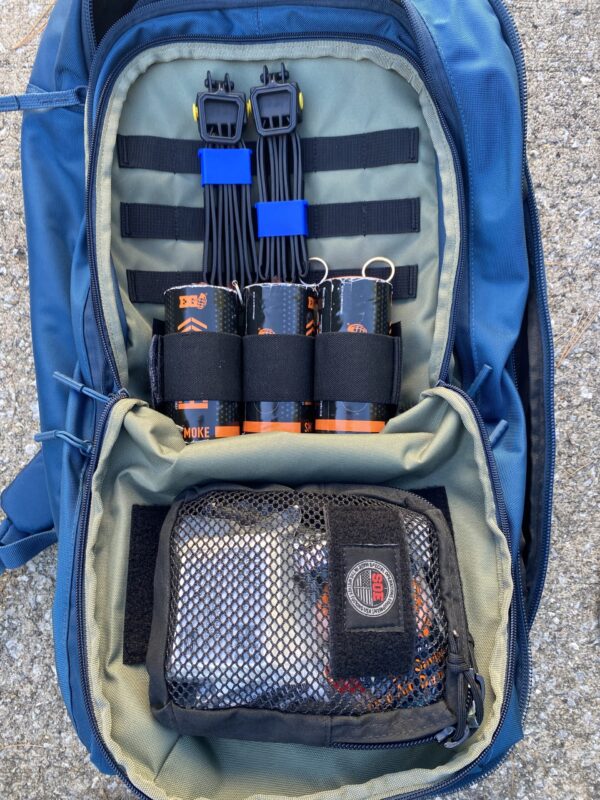 Go Bag Medical and Smoke Grenades