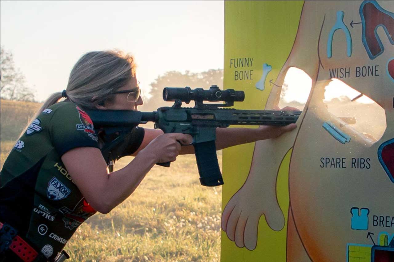 A Girl & A Gun Jen Blake engages long-range targets