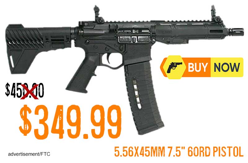 ATI Alpha Maxx 5.56X45mm 75 60rd Pistol lowest price