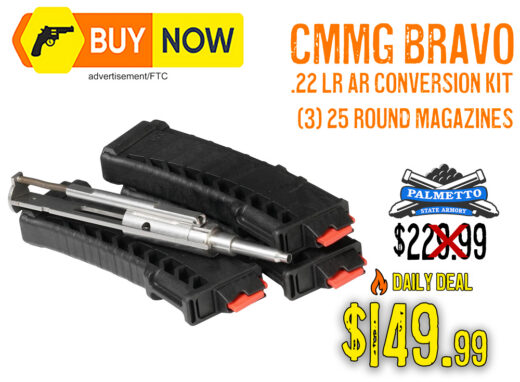 CMMG Bravo AR 15 22LR Rifle Conversion Kit +3 Mags &acirc; $149.99