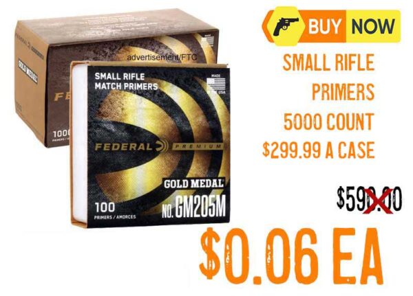 Federal Premium Gold Medal Match Small Rifle Primers lowest price nov2025