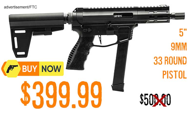 G-Force Jawbone 5" 9mm 33rd Pistol lowest price