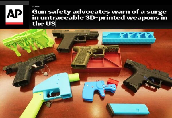 Gun safety advocates warn of a surge in untraceable 3D-printed weapons IMG Screengrab AP