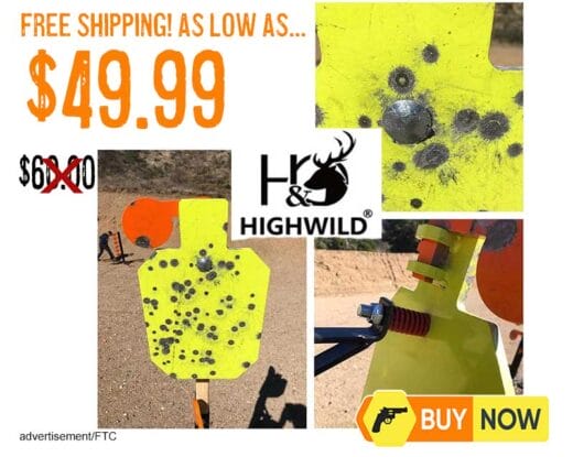 Highwild AR500 Steel Hostage Reactive Target lowest price